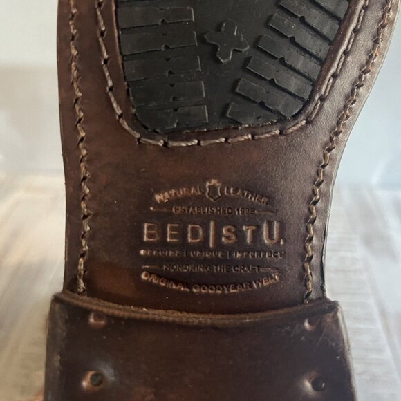 BED STU HOPLIA Leather Fringe Knee High Boots NWB - Picture 8 of 11